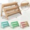 3-Tier Garden Bed with Storage Shelf 2 Hanging Hooks and 3 Bed Liners